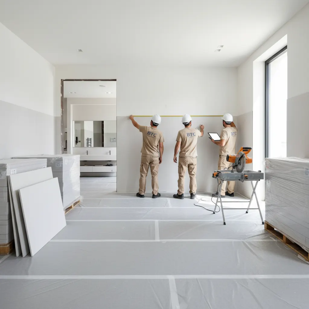 Illustration : prêt rénovation salle de bain