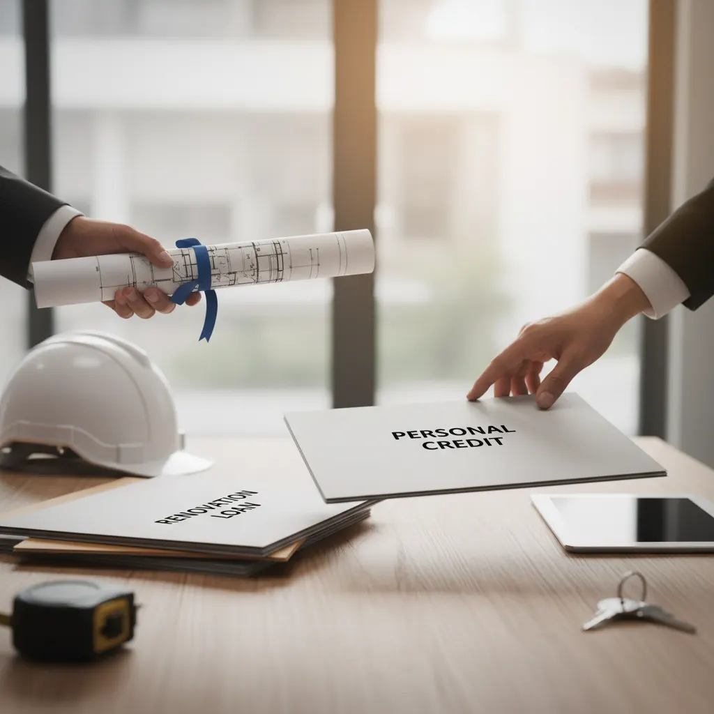 Illustration : pourquoi souscrire un prêt rénovation plutôt qu'un crédit personnel